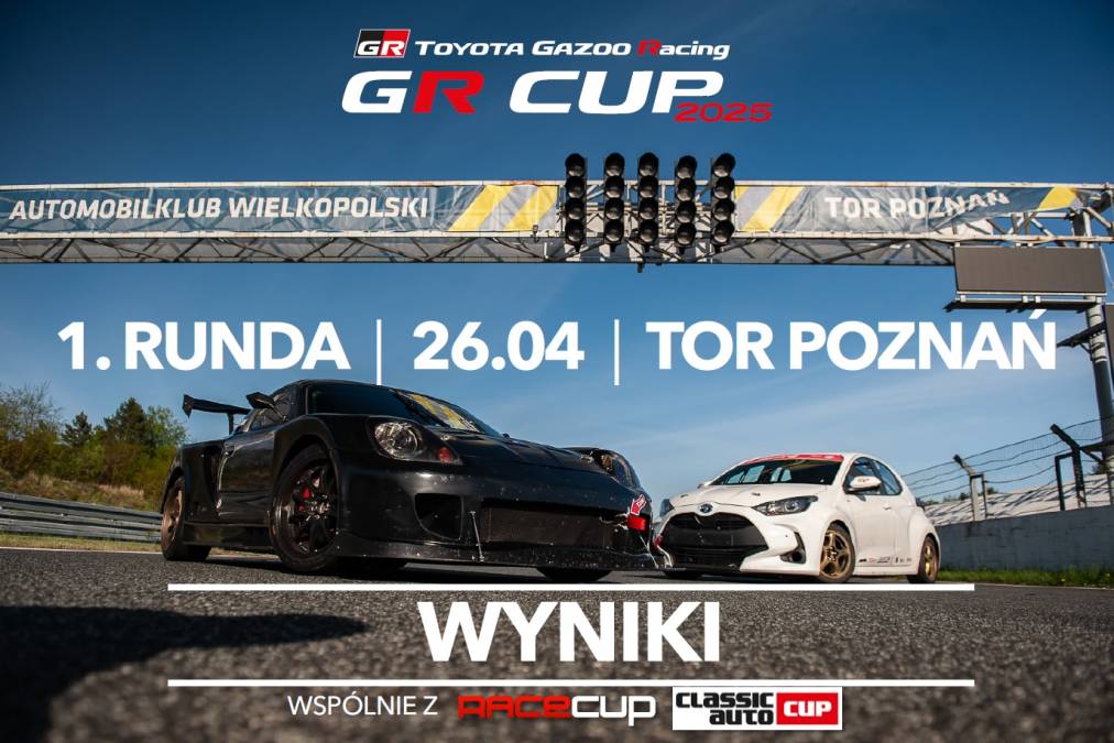 Wyniki 1. rundy TOYOTA GR CUP 2025 na Torze Poznań